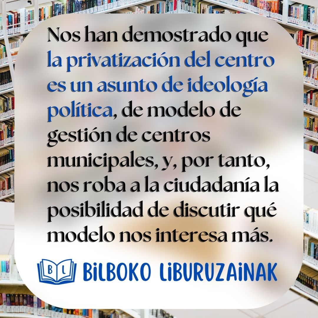 #bilbokoliburuzainak
#bilbokoliburuzainakborrokan
#pribatizaziorikEZ