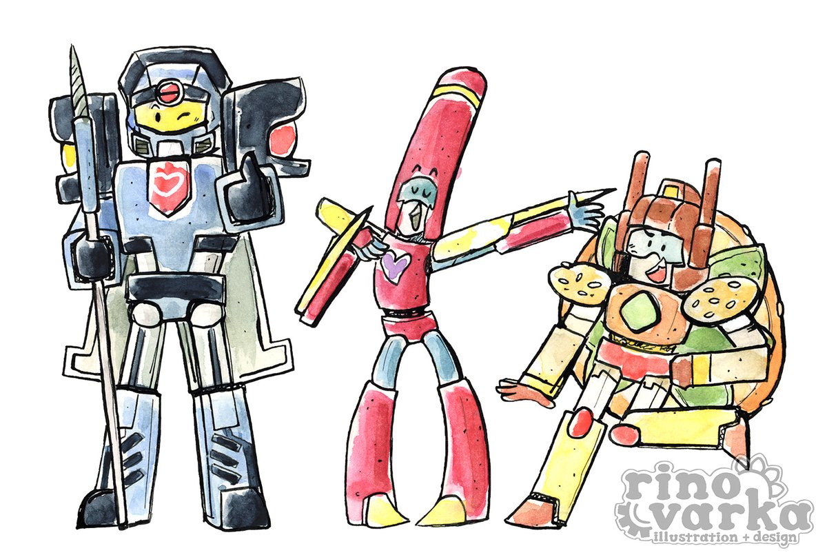 THEE top most important Transformers ever — Signal Lancer, Ballpoint, and Burgertron! #transformers