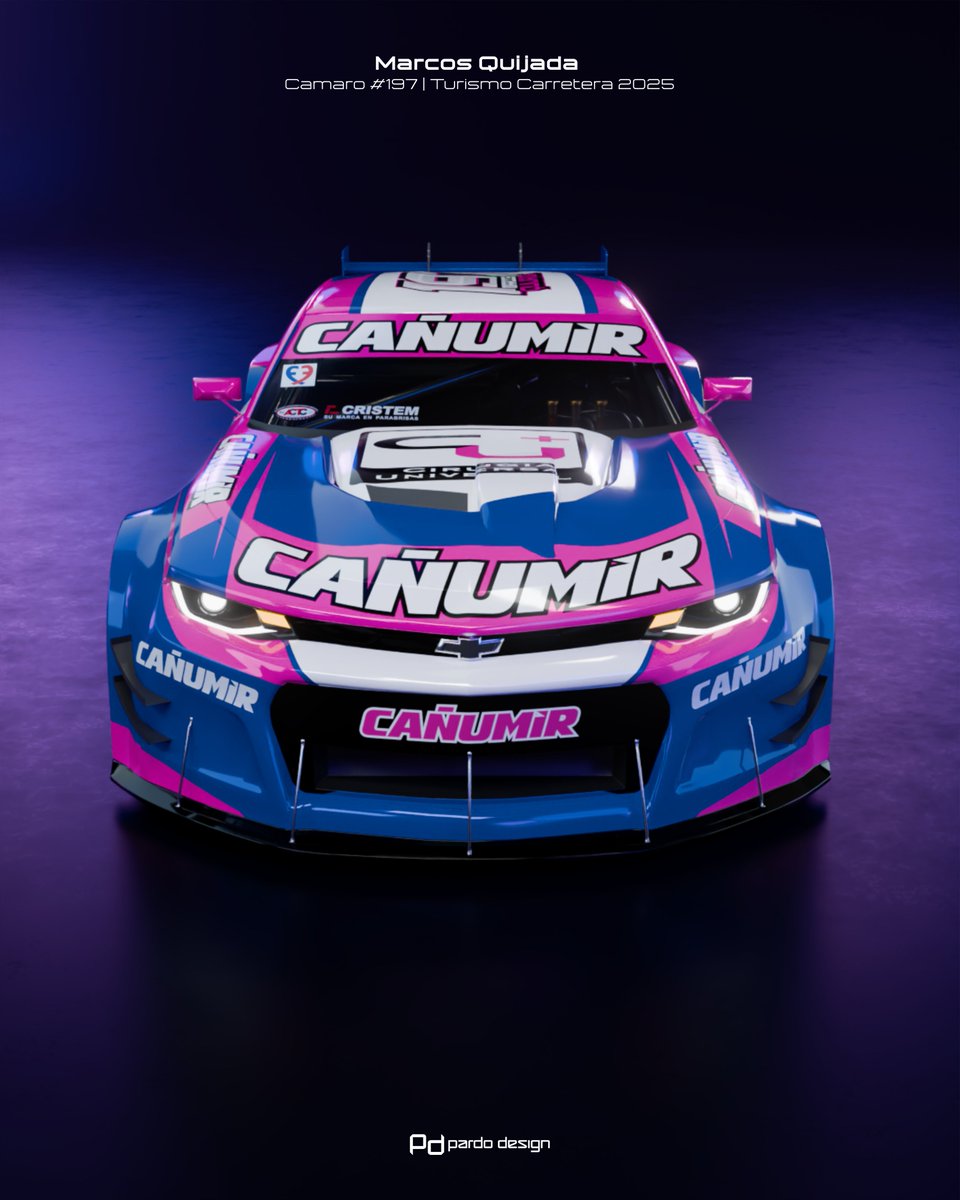 mundosportextra's tweet photo. #TurismoCarretera | MARCOS QUIJADA PRESENTÓ EL CAMARO PARA 2025

👉El piloto oriundo de Escobar dio a conocer el diseño del Chevrolet que utilizará en la categoría este año.

📸Diseño hecho por Pardo Design https://t.co/blXmZhyDBT