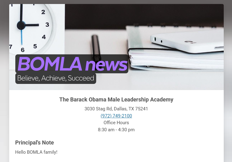 Barack Obama MLA (@obamamla) on Twitter photo BOMLA parents, please visit our Community Newsletter! Link in bio!
Padres de BOMLA, ¡visiten nuestro boletín comunitario! Enlace en biografía! BOMLA parents, please visit our Community Newsletter! Link in bio!
Padres de BOMLA, ¡visiten nuestro boletín comunitario! Enlace en biografía!