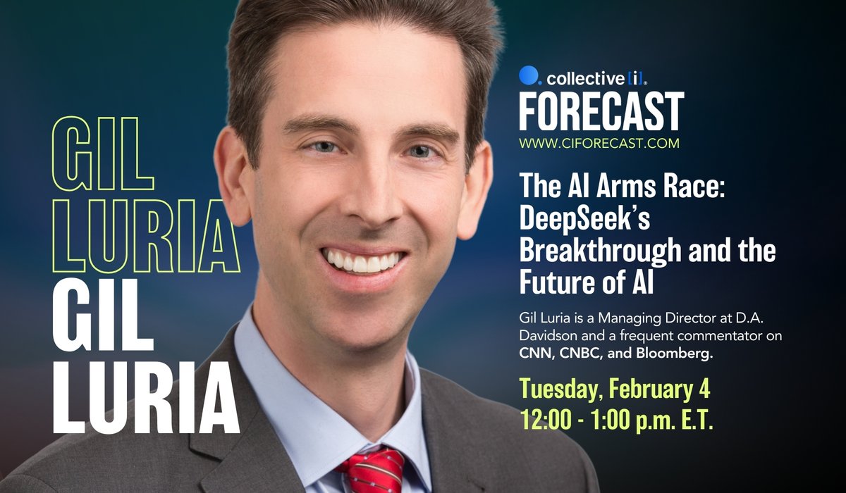 Will @deepseek_ai give China the edge in AGI? Join @gilluria, MD & Head of  Tech Research at D.A. Davidson, and frequent CNN, CNBC & Bloomberg  commentator, as he breaks down DeepSeek vs.