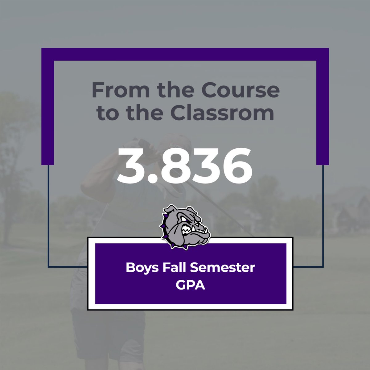 CoachSWGolf's tweet image. Purple Dog Boys Golf #gettingitdone