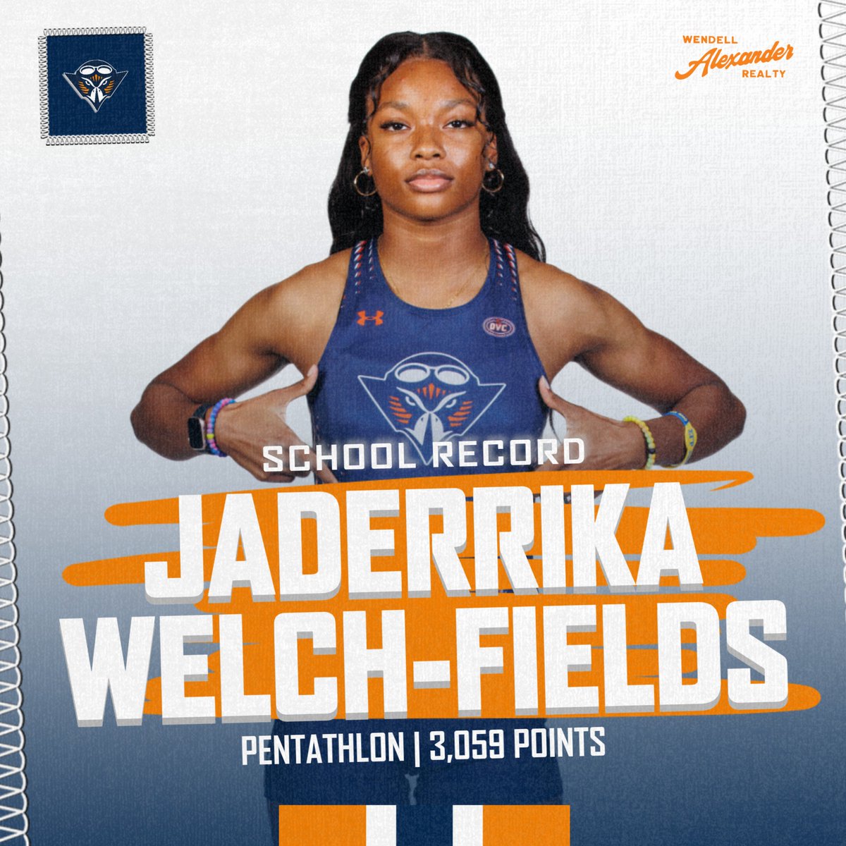 🚨SCHOOL RECORD🚨

Congratulations to JaDerrika Welch-Fields on breaking the school record in the pentathlon with 3,059 points!

#MartinMade #OVCit