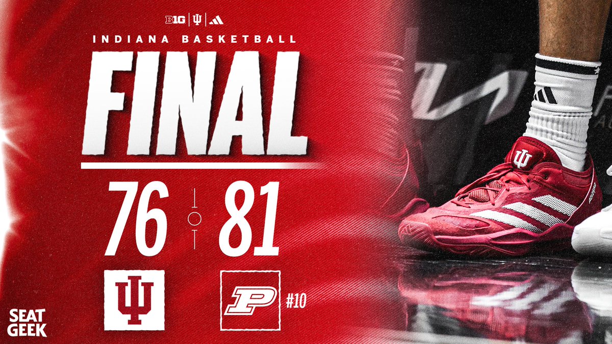 IndianaMBB's tweet image. Final.
