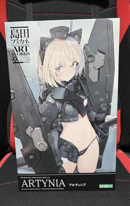フミカネ先生の新作プラモのアルティニアが届いたんだけど、この子ら公式設定でいつも火星で触手モンスターに捕まってヌルヌルジュッポンされてる事を思うと胸が熱いな。