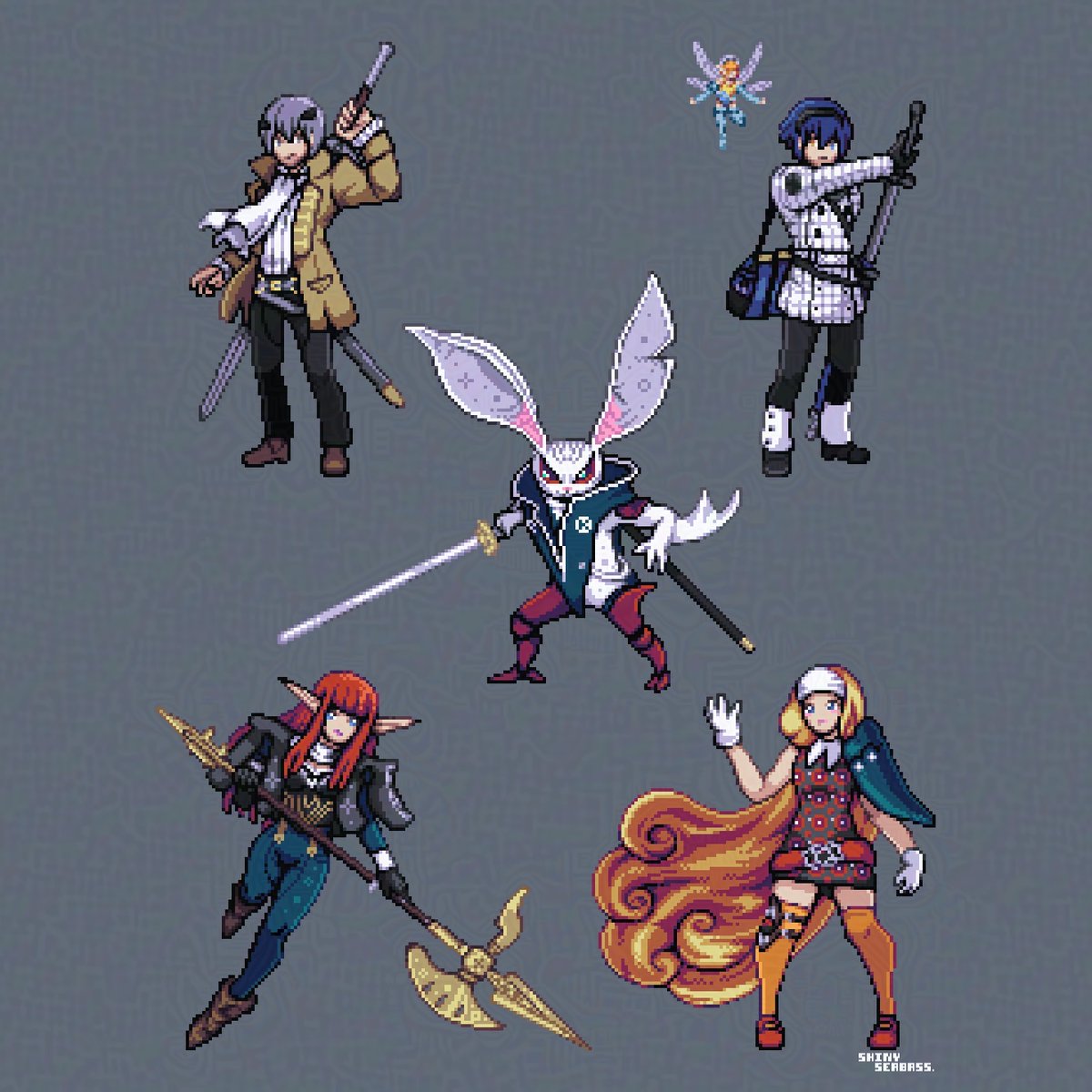 New Metaphor Refantazio art? Heismay joins the fray 😎
#MetaphorReFantazio #pixelart