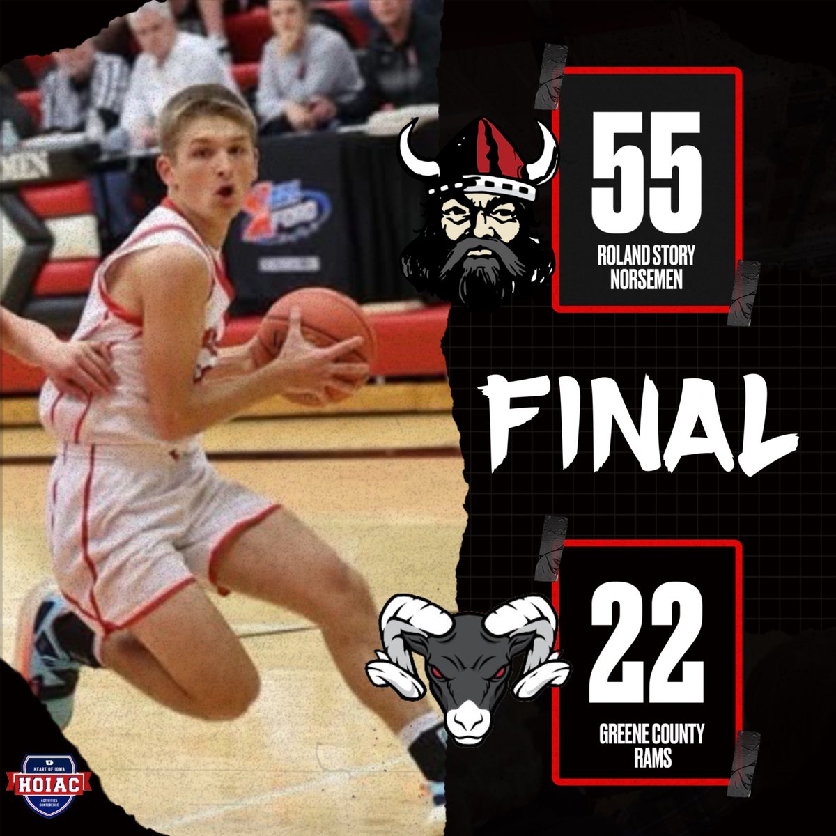 Roland Story Sports Scores (@rsnorsescores) on Twitter photo Roland Story improve to 5-12 with a much needed victory at home over Green County.
Sophomore Luke Thoreson nets 25 points to lead the way.
Congrats to <a href="/DarrinBerggren/">Darrin Berggren</a> who wins his 300th career victory!
Norse host West Marshall next Tuesday.
#iahsbkb Roland Story improve to 5-12 with a much needed victory at home over Green County.
Sophomore Luke Thoreson nets 25 points to lead the way.
Congrats to <a href="/DarrinBerggren/">Darrin Berggren</a> who wins his 300th career victory!
Norse host West Marshall next Tuesday.
#iahsbkb