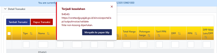shaci_boser's tweet photo. @kring_pajak @Butterflymou00 @joel_of_us mau upload FP 080, selalu gagal saved_invalid
keterangan seperti ini, maksudnya saya kurang input apa ya? https://t.co/Zf0gCJa307