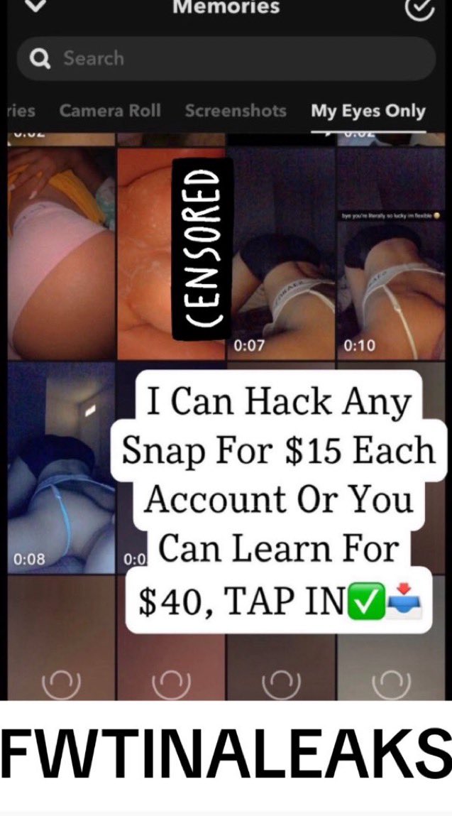 sellingmega5's tweet photo. DM ME ILL DO IT FOR U I JUST NEED THEIR USER AND THATS ALL I ONLY ACCEPT APPLE PAY AND CASHAPP #snapchat #snapchathack #leak #girls #nsfw #cashapp #applepay https://t.co/LdiWcKmMCC