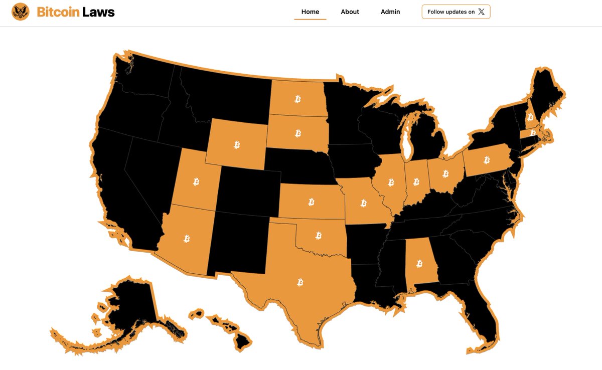 Bitcoin_Laws's tweet photo. MISSOURI - ON THE MAP! https://t.co/RQ0qs3OAlF