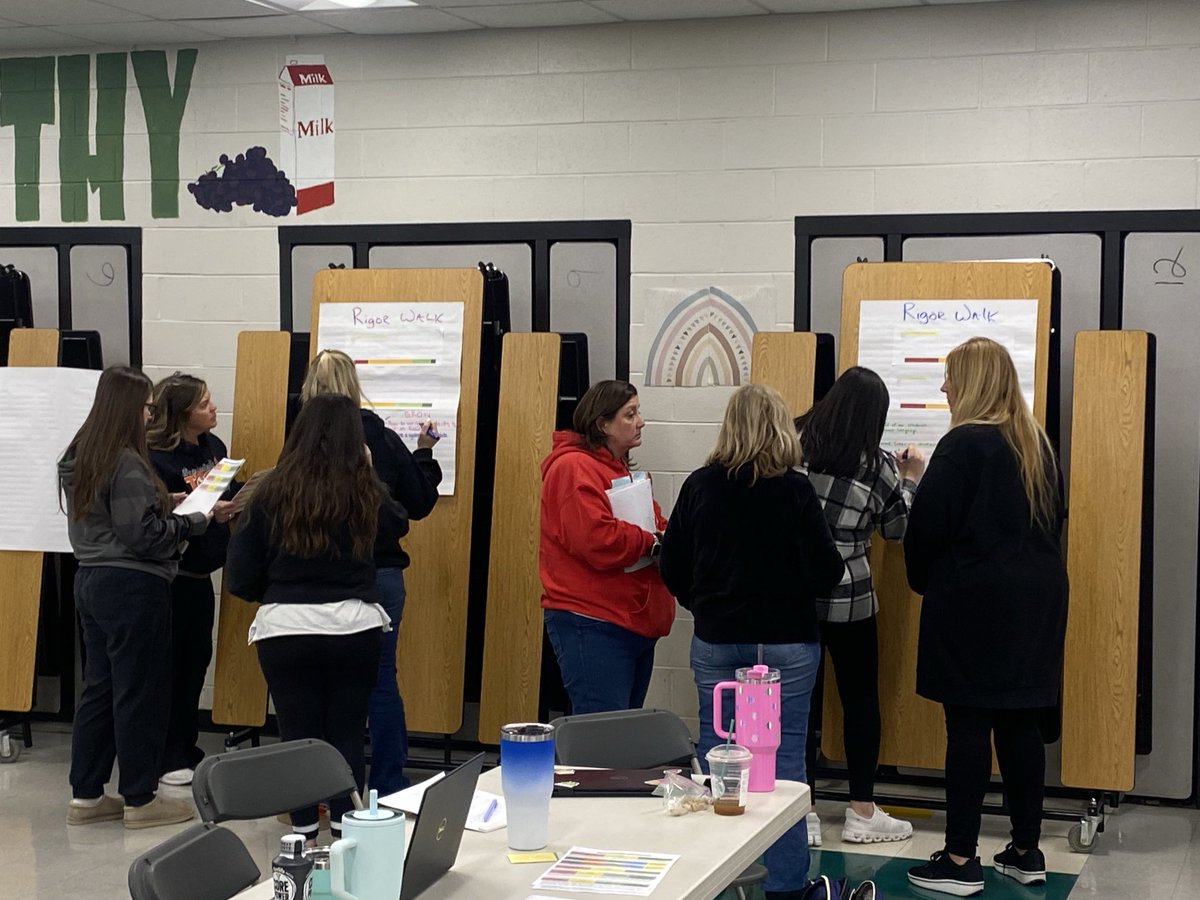 Spring Trail staff spent the day reflecting on our data. We have a path forward to help impact our student growth both academically and behaviorally!