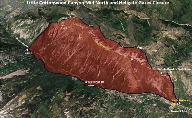 UDOT Avalanche (@udotavy) on Twitter photo Backcountry Closure, LCC Mid-Canyon North Side and Hellgate Gazex. Closed from 10:00 pm 1/31/25 to 06:00 pm 2/1/25. Please stay out of the closed areas. Thanks!
@UACwasatch
<a href="/AltaCentral/">Alta Central</a>
<a href="/UDOTcottonwoods/">UDOT Cottonwood Canyons</a> Backcountry Closure, LCC Mid-Canyon North Side and Hellgate Gazex. Closed from 10:00 pm 1/31/25 to 06:00 pm 2/1/25. Please stay out of the closed areas. Thanks!
@UACwasatch
<a href="/AltaCentral/">Alta Central</a>
<a href="/UDOTcottonwoods/">UDOT Cottonwood Canyons</a>
