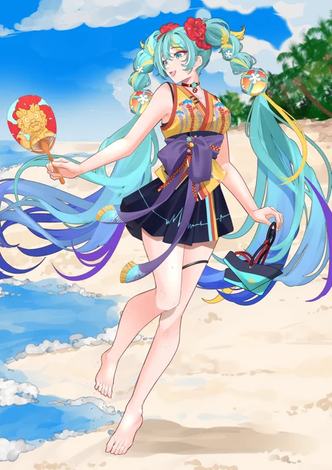 okinawa miku #ミクストリート #初音ミク 