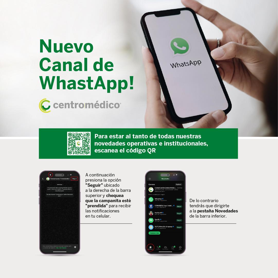 centromsalto's tweet photo. 🆕Ahora tenemos un nuevo canal de 💬Whatsapp para que nuestros socios estén al tanto de las novedades operativas e institucionales.

🔗¡Puedes ingresar a través del link en BIO o escaneando el código QR! https://t.co/bgAxxnPK5y