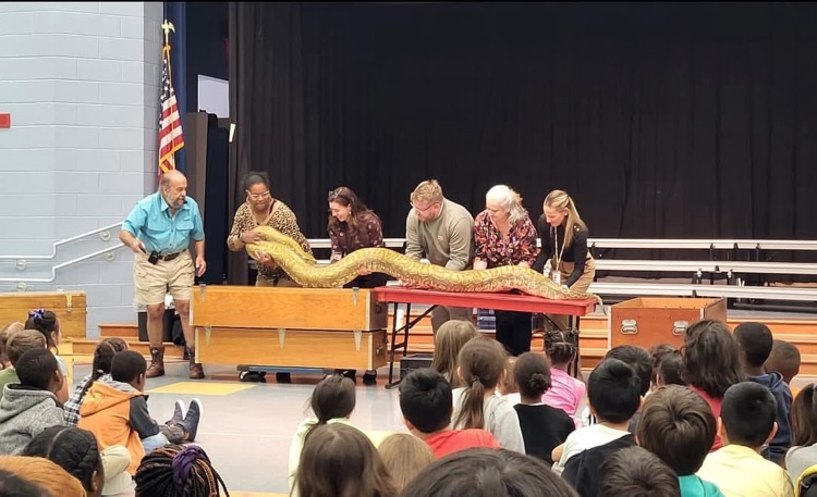 Students and staff had an amazing time at the Reptile World Assembly! 🐍 🐢 A huge thank you to our PTA for making this exciting experience possible! <a href="/AACountySchools/">AACPS</a> #BelongGrowSucceed
