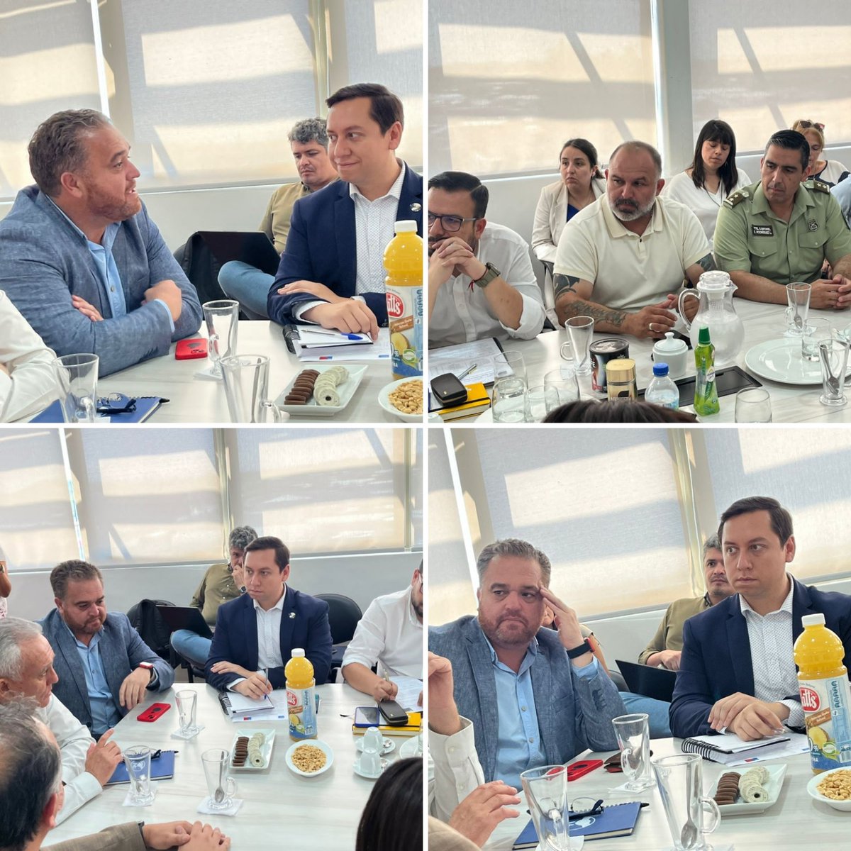 Este Viernes en <a href="/munilosangeles/">Munilosangeles</a> el Delegado Presidencial Javier Fuchslocher participó en una Mesa de Coordinación Vial Transversal por el cambio en Movilidad del próximo Marzo, junto al Gobernador Regional Sergio Giacaman, el alcalde José Pérez y otras autoridades regionales