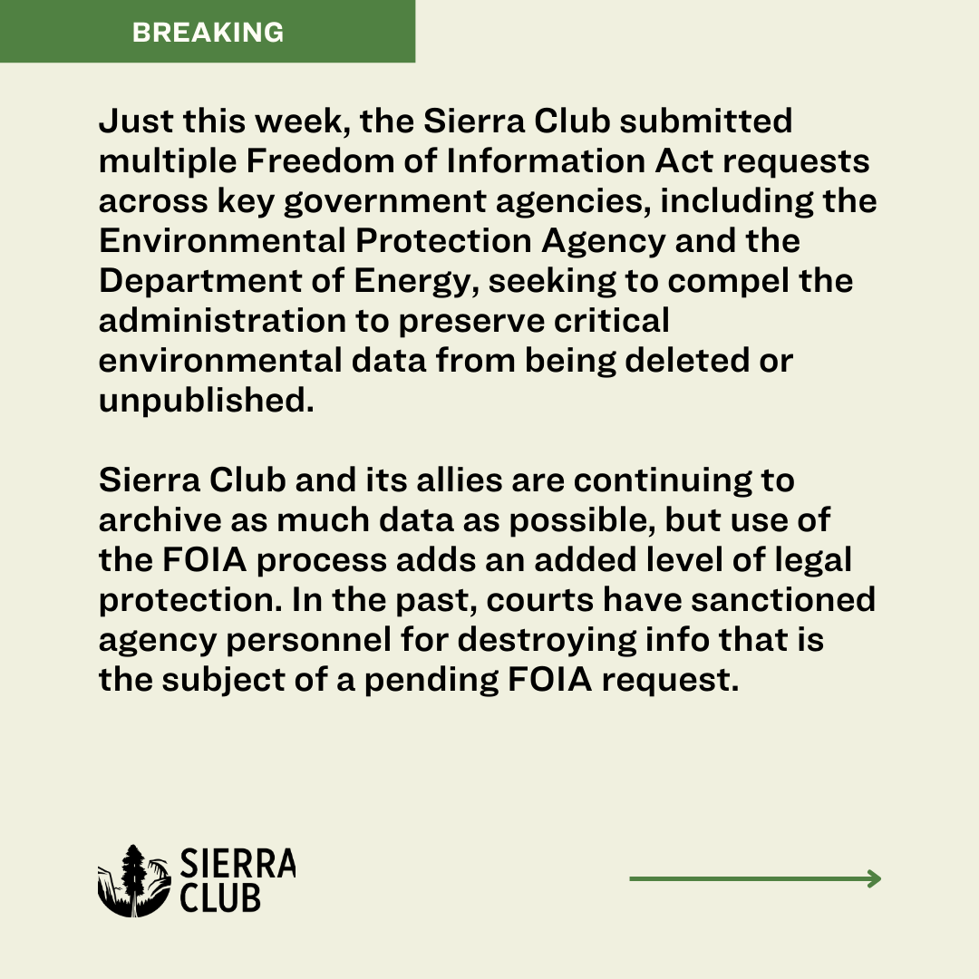 Sierra Club tweet media