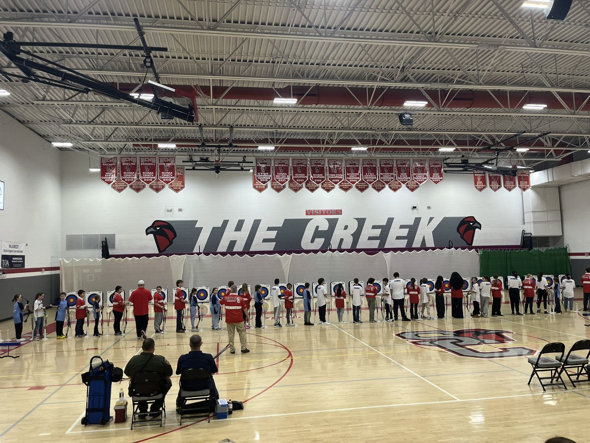 Big day at the Creek! Career Pathway, Academic Pep Rally, and Archery Tournament! Great day to be a Falcon!! <a href="/SCMFalcons/">Stewarts Creek MS</a>