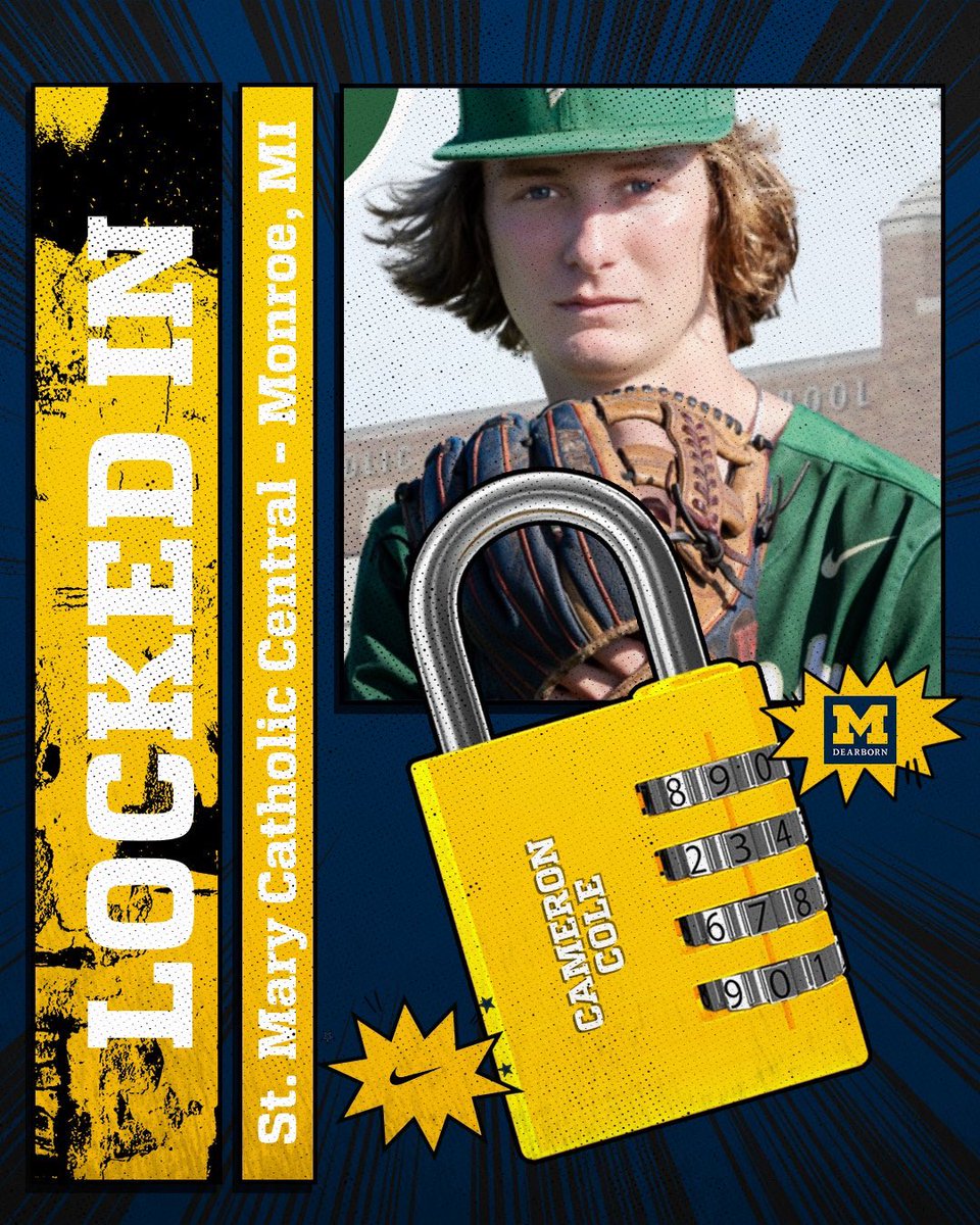 Cameron Cole (@cameroncole77) on Twitter photo I’m beyond excited to announce I have officially verbally committed to continue my academic and athletic career at the University of Michigan Dearborn! I’m so grateful for this opportunity. The work has just begun. #bleedblueandgold #uofmdearbornbaseball #Committed <a href="/UMDearbornBSB/">University of Michigan - Dearborn Baseball</a> I’m beyond excited to announce I have officially verbally committed to continue my academic and athletic career at the University of Michigan Dearborn! I’m so grateful for this opportunity. The work has just begun. #bleedblueandgold #uofmdearbornbaseball #Committed <a href="/UMDearbornBSB/">University of Michigan - Dearborn Baseball</a>