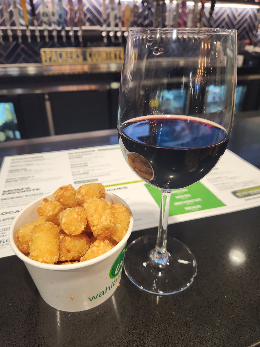 It's a #tatertot #wine night!
