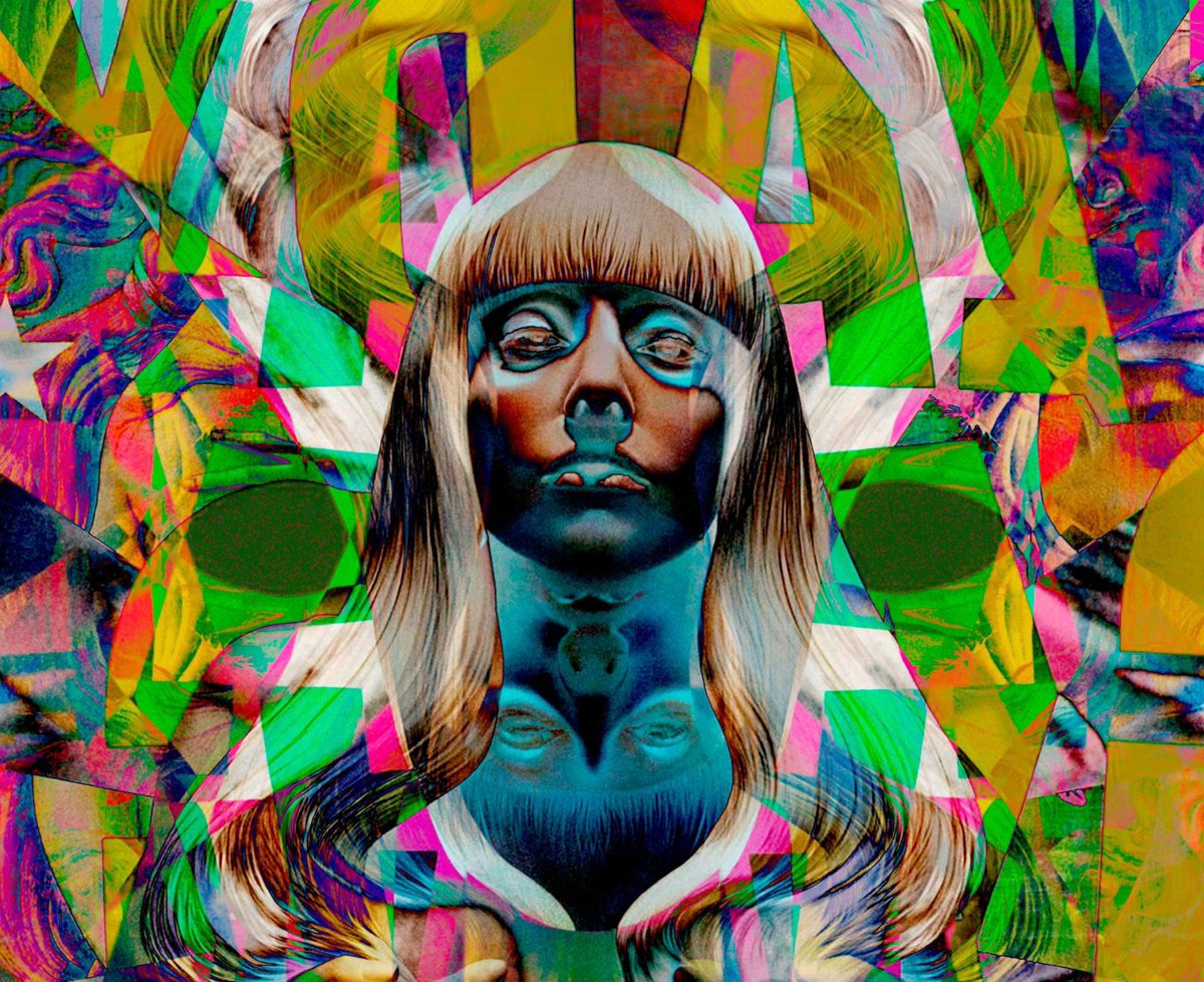 LaVenuuu's tweet photo. I call this style of art Neurovisual Surrealism, it represents an abstraction of the visual alterations that I suffer with migraine auras, Can you recognice the photos? @ladygaga ✨🖤
#ladygaga #photography #art #arte #migraine #aura  #ladygagadrawing #LADYGAGAISCOMING #MAYHEM https://t.co/mnyqOTyWmJ