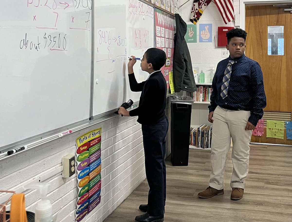 8th Grade students at St. Mary’s in Landover Hills celebrate Teacher-Turnaround day by teaching the classes for the morning!  What an awesome job!
#CSW2025