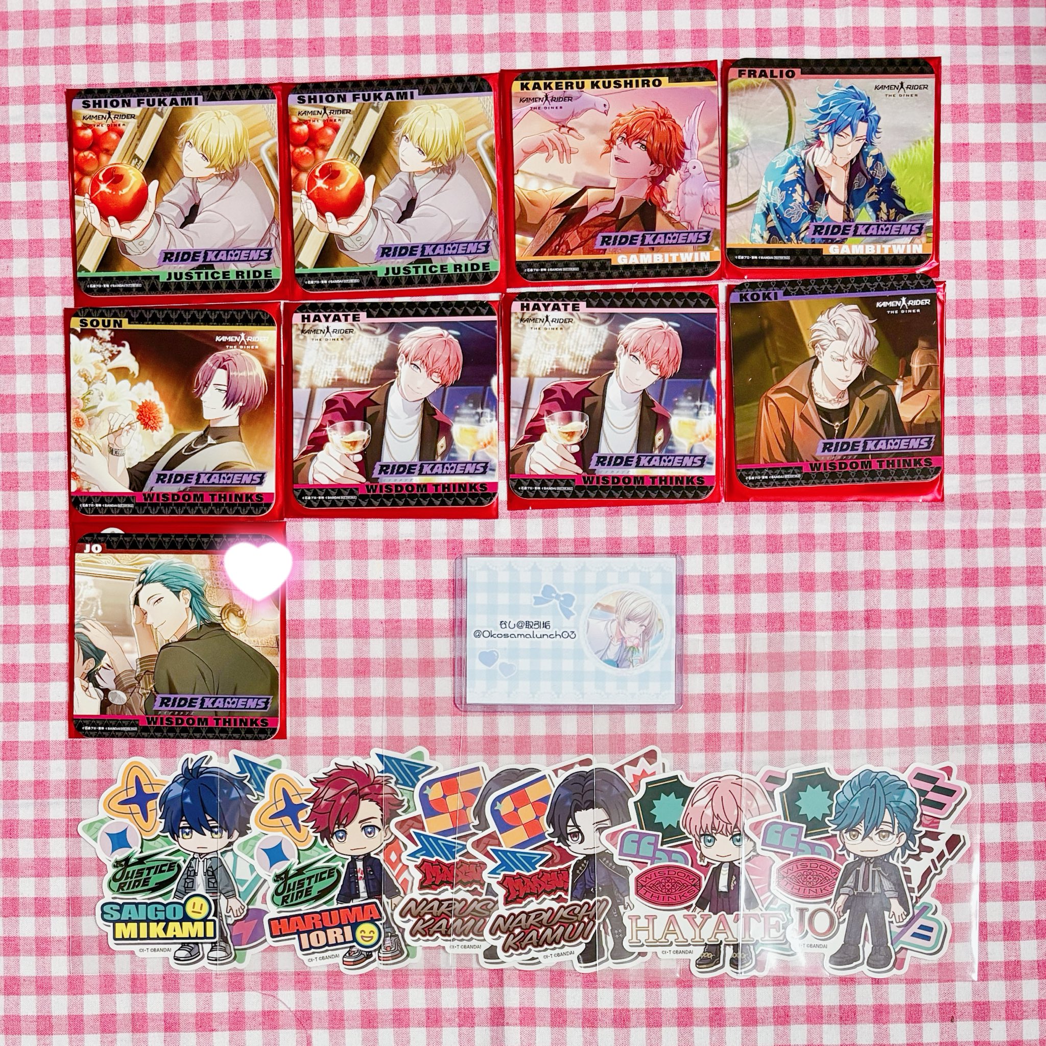 ライドカメンズ 伊織陽真 セット アクリルキーホルダー バナーカード