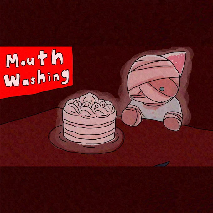 #Mouthwashing #fanart ドロドロしていた