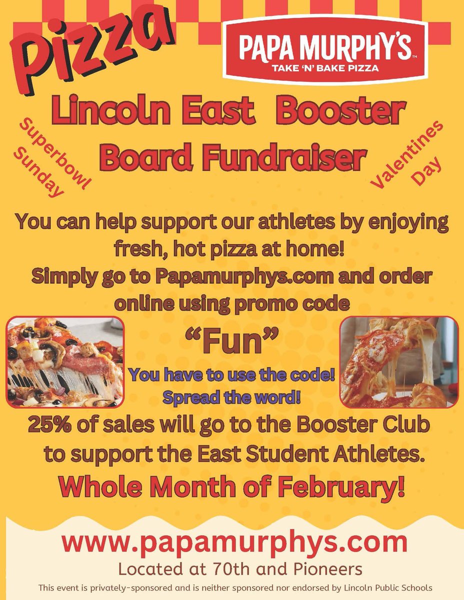 We are Sparta!  Help with fundraising efforts for your Lincoln East Spartans, see details below!