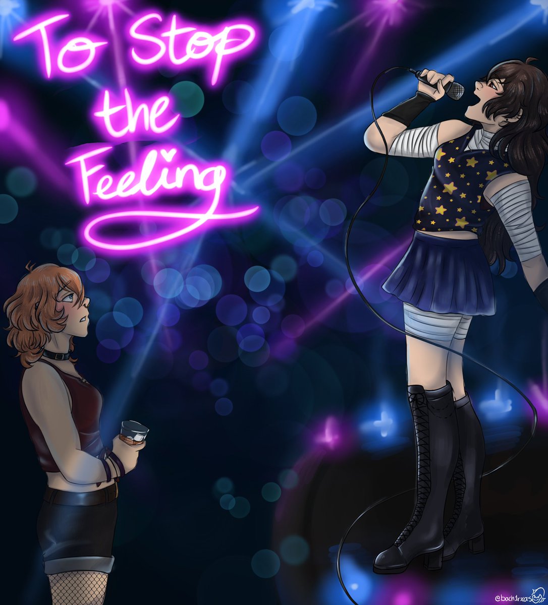 <a href="/bsdbigbang2024/">BSD WLW Big Bang 2024</a> 
.
My piece for the #bsdwlwbigbang !! I had a lot of fun drawing Rockstar SKK🙂‍↕️💕

Fic title by <a href="/INeedTherapy_03/">HB</a> 😚

#bsd #skk #femskk #wlw #procreate
