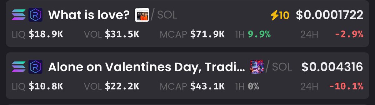 Val’s day is almost here❤️❤️

These two coins are going to print massively soon.
Thank me later 🫡🫡

FycktR1ASb5kQKyEtYDAZ84rSfibRtArXzuCHWNtevfy

6Je2Ndezwo7FASHhdTcbT89t544toQ1W78ydZcc4CBLV

<a href="/Trizanator/">WhaleSmith</a> <a href="/carteirakm/">wouwww🧠</a>  <a href="/IamCryptoWolf/">Wolf 🐺</a>  <a href="/CryptoDona7/">DonaXbτ</a> <a href="/BorisCryptoEVM/">BorisEVM</a> <a href="/0xExodus/">0xExodus</a>