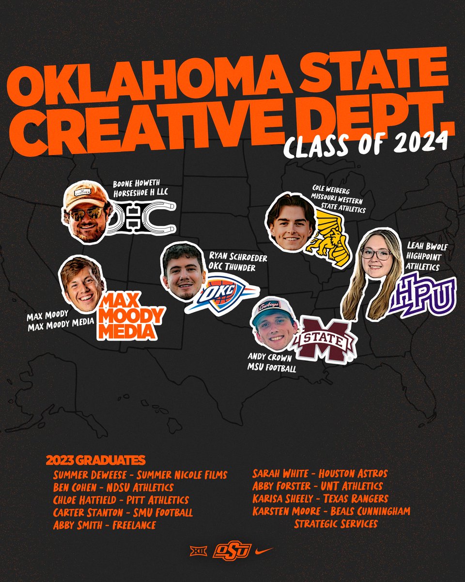 Addison Skaggs (@addisonskaggs) on Twitter photo So proud of our 2024 Creative Graduates! ๐ฆบ
Interested in joining the <a href="/OSUAthletics/">Oklahoma State Athletics</a> Student Creative Crew? Applications open soon. Be sure to follow OrangeVestSociety on IG for the latest! So proud of our 2024 Creative Graduates! ๐ฆบ
Interested in joining the <a href="/OSUAthletics/">Oklahoma State Athletics</a> Student Creative Crew? Applications open soon. Be sure to follow OrangeVestSociety on IG for the latest!