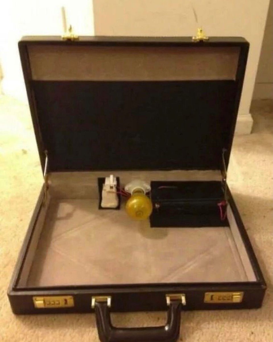 Inside of the suitcase from Pulp Fiction. (1994)