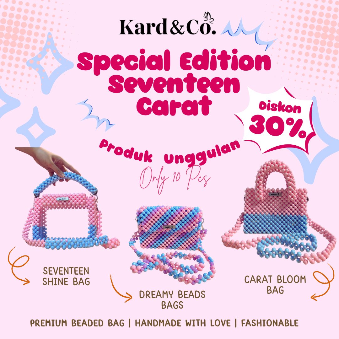 Kardnco's tweet photo. 🌸Transparan Concert Bag 🌸
!LIMITED STOCK!

👜 Dimensi:
P: 22.5cm x L: 10cm x T: 17.5cm
🎁 FREEBIES :
☑️ 2 Photocard (Unofficial)
☑️ BagCharm
☑️ Bisa COD Lotte / JIS
Atau
📦 Pengiriman melalui toko oren 🍊
https://t.co/bbLMNXxylL

#SEVENTEEN_RIGHT_HERE_IN_JAKARTA 
#CARAT_ZONE https://t.co/ki4NGgvChM