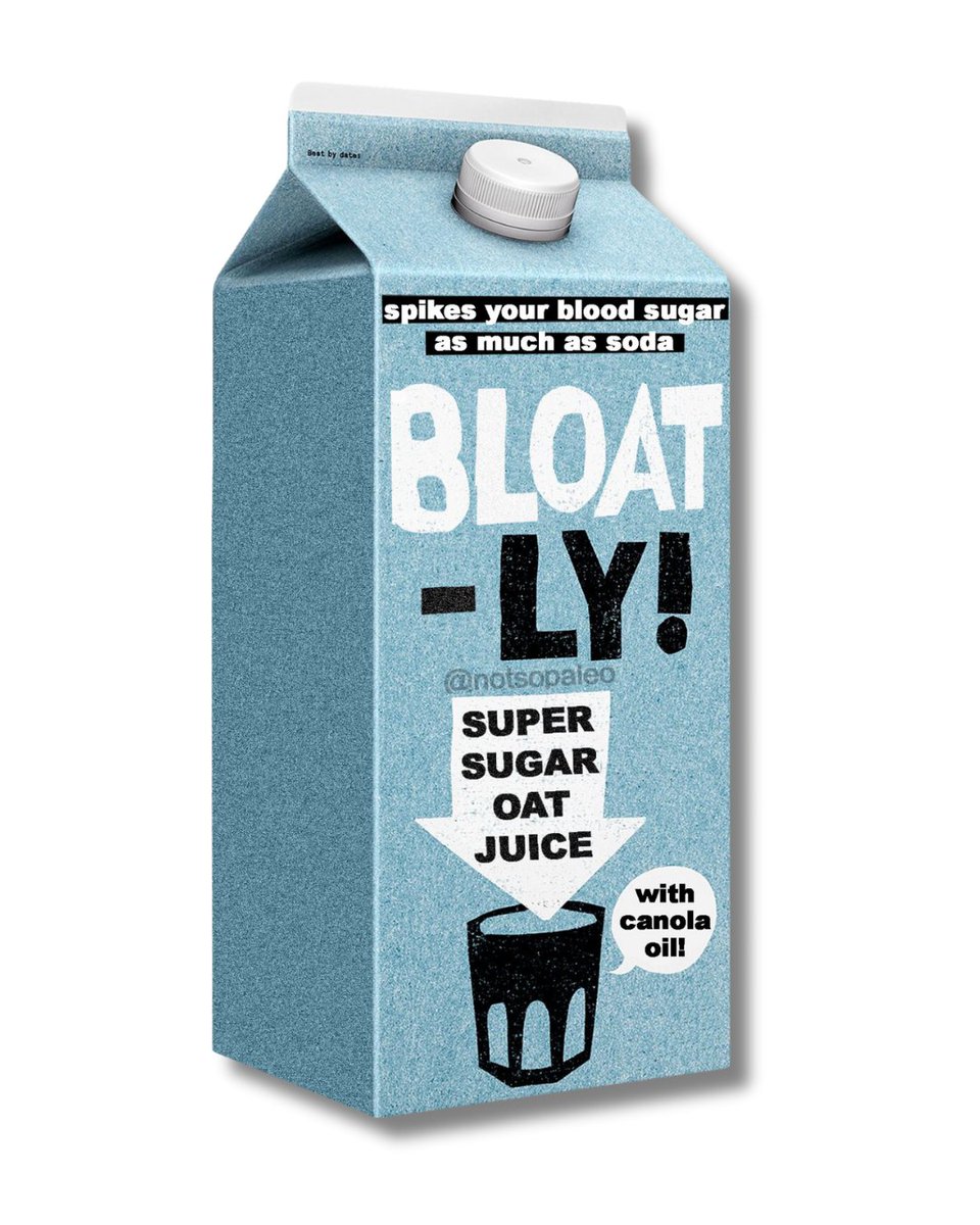 drmarkhyman's tweet photo. If food labels were honest, this is how they’d look.

Nutritionally empty and  biologically disruptive. 

Engineered in labs for maximum palatability and minimal cost, they override natural satiety signals, drive metabolic dysfunction, and contribute to chronic disease. 

They’re made to hijack your taste buds, mess with your metabolism, and keep you coming back for more.

Don't let the real labels fool you.

Image design: @ notso.paleo on IG/TT