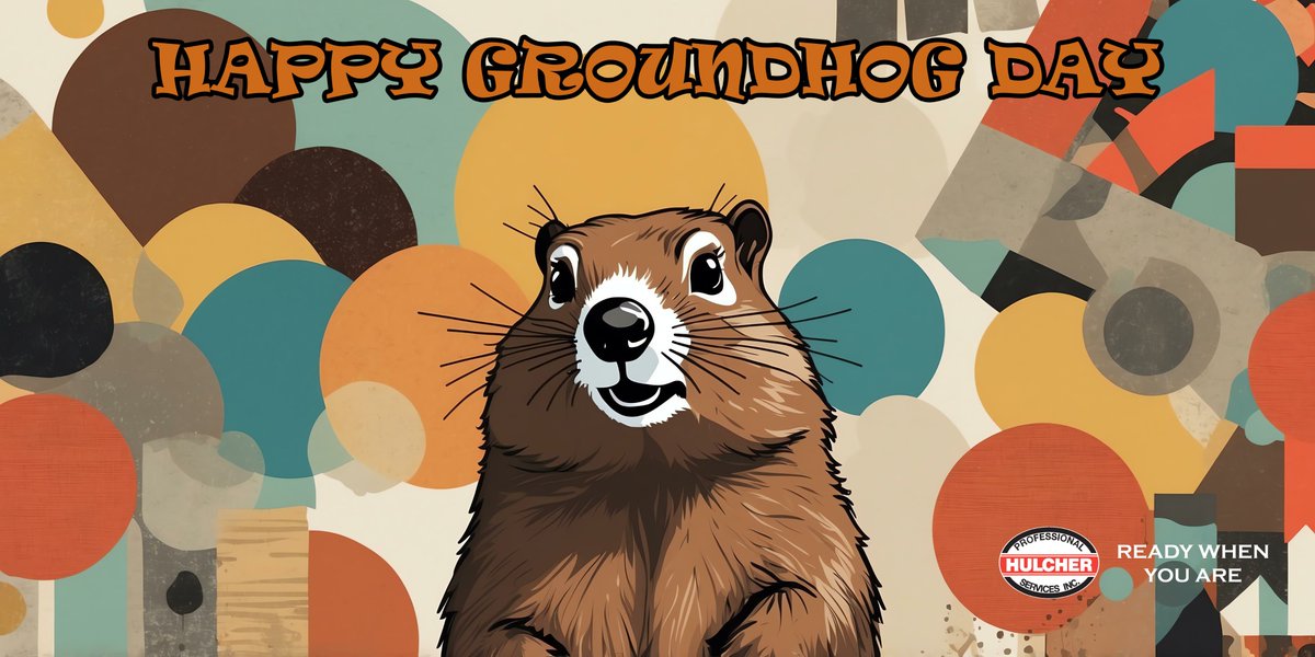 hulcherservices's tweet photo. It's Groundhog Day! Will we get 6 more weeks of winter, or is spring just around the corner? No matter what Punxsutawney Phil predicts, Hulcher Services is here to help you get ready for the season ahead! Whether it’s winter essentials or spring must-haves, we’ve got you covered. https://t.co/3lfophcbZa