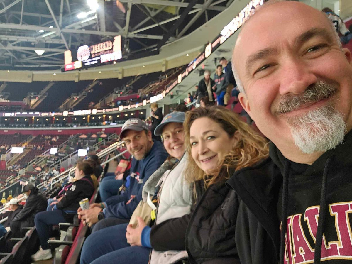 MrsAxford's tweet photo. Hockey is always better with friends! GO MONSTERS!!! #FearTheDepths @monstershockey https://t.co/o8G3EmLlB9