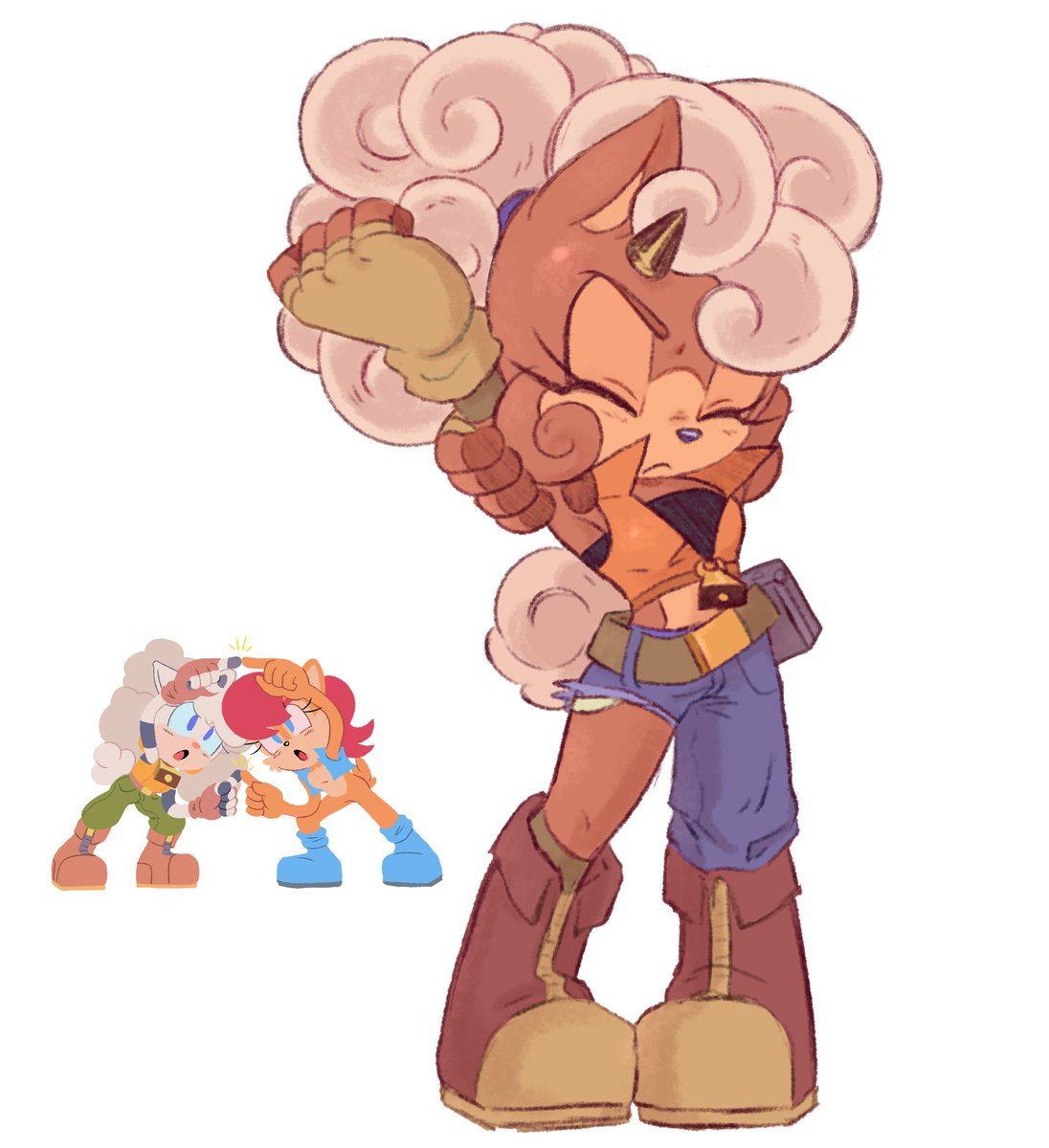 Sally x Lanolin fusion... ₕₐ!