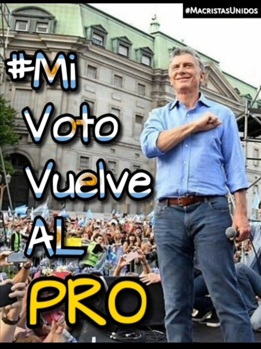 💛𝗠𝗮𝗰𝗿𝗶 𝘀𝗲 𝗳𝘂𝗲 𝗰𝗼𝗻 𝗲𝗹 𝟰𝟮%💛

Ustedes no entienden lo que les duele eso a los kirchneristas, pero en especial a los libertarios que le quieren bajar el precio.

𝙀𝙣𝙩𝙞𝙚𝙣𝙙𝙚𝙣 𝙦𝙪𝙚 𝙡𝙚 𝙨𝙤𝙗𝙧𝙖 𝙩𝙖𝙣𝙩𝙖 𝙚𝙨𝙥𝙖𝙡𝙙𝙖 𝙖 𝙈𝙖𝙘𝙧𝙞 𝙦𝙪𝙚 𝙨𝙚 𝙛𝙪𝙚