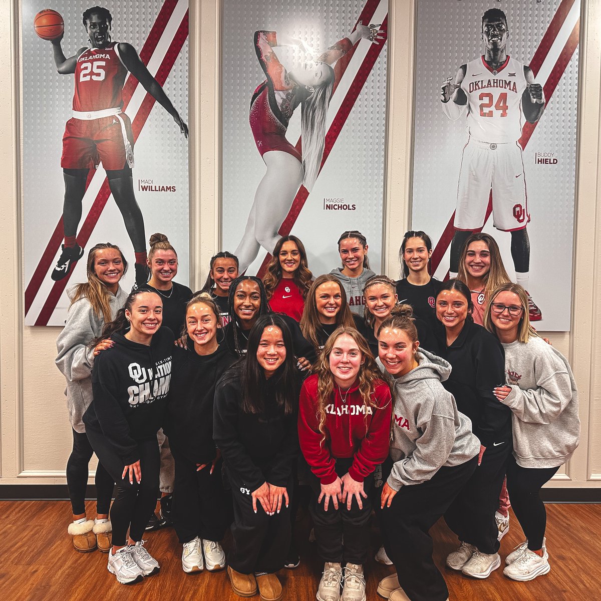 Oklahoma Women's Gym (@ou_wgymnastics) on Twitter photo Always love getting to hear from the best of the best!
Thanks for all your words of inspiration, <a href="/MagsGotSwag12/">MAGGIE NICHOLS</a>! Always love getting to hear from the best of the best!
Thanks for all your words of inspiration, <a href="/MagsGotSwag12/">MAGGIE NICHOLS</a>!
