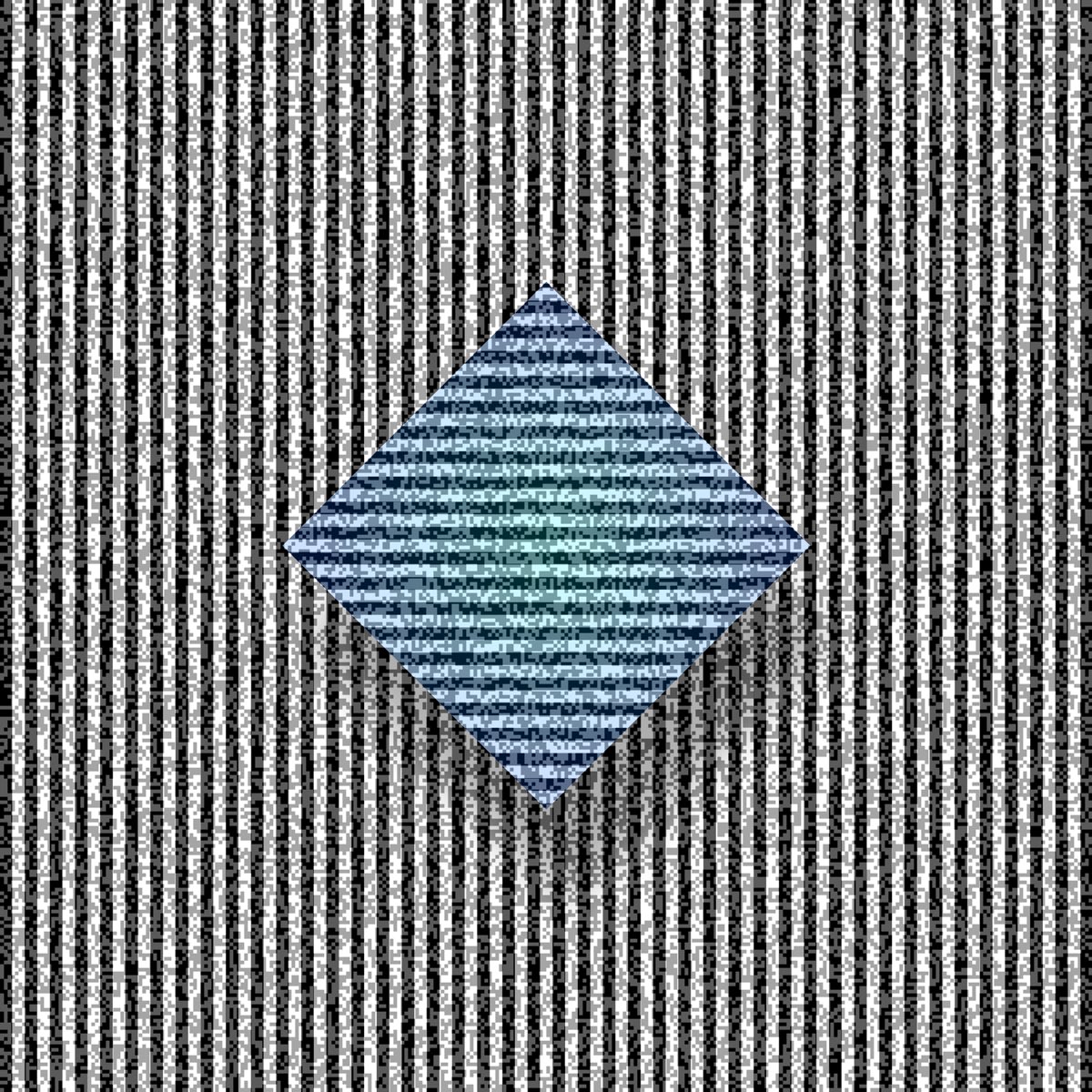 "Flying stone"

The diamond appears to move.

Copyright Akiyoshi Kitaoka 2020 (August 10)