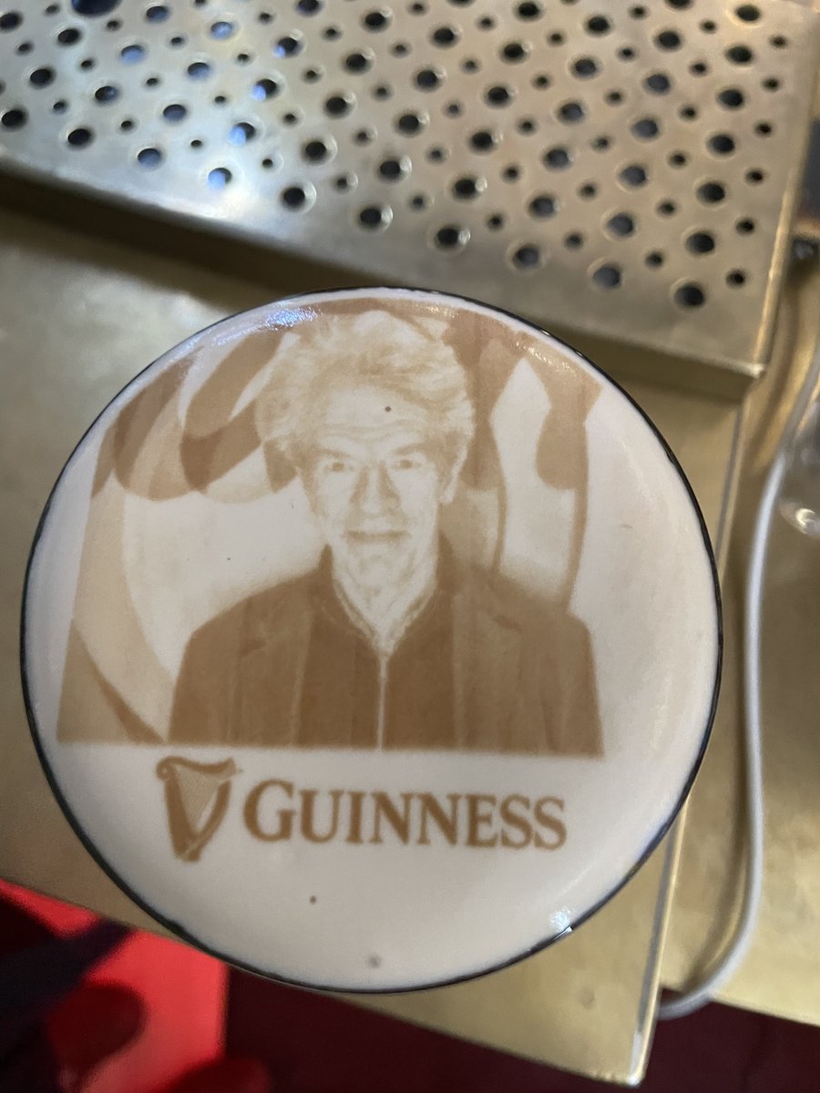 Fame at last. My face on a beer not in a beer...