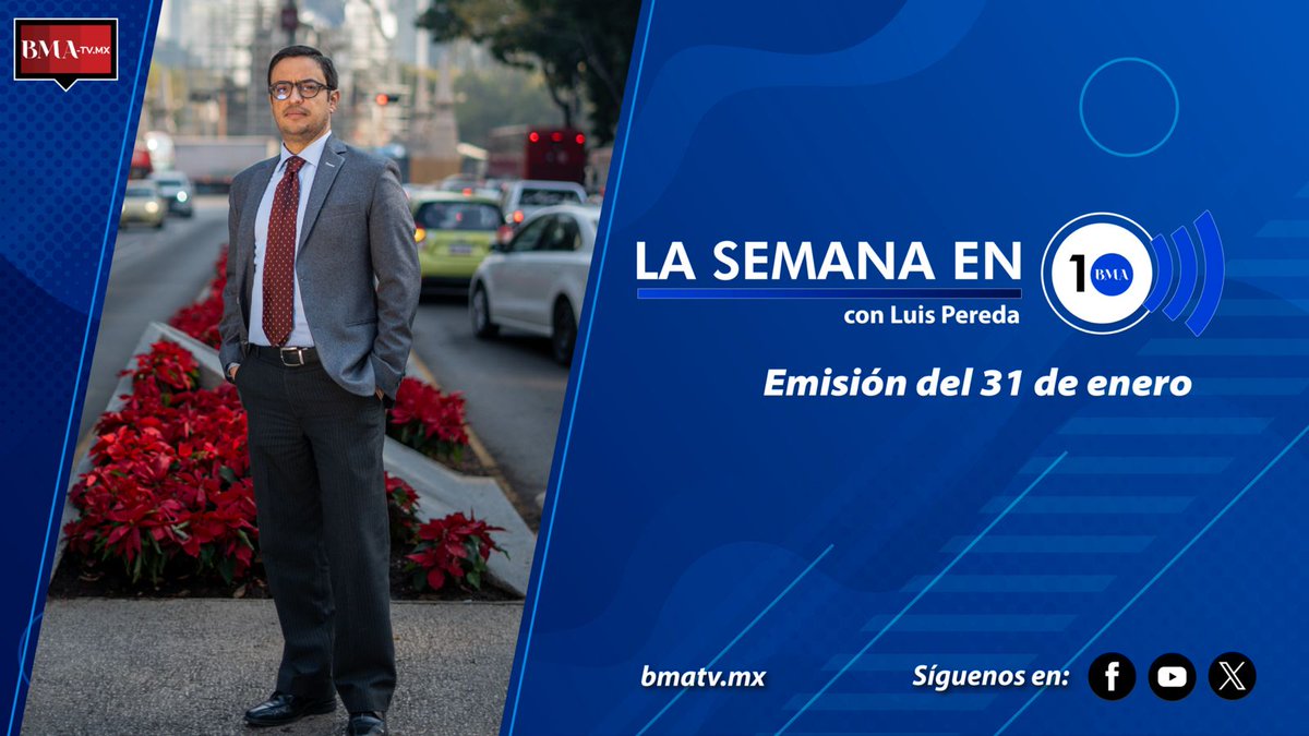 BMA_PLUS's tweet photo. Comenzamos el #noticierojurídico de la @BMA_Abogados a cargo de @luis_e_pereda.
¡#Ponleplay y mantente informado con #BMATV!
https://t.co/BFvTZhTuaH https://t.co/klEamEPnX6