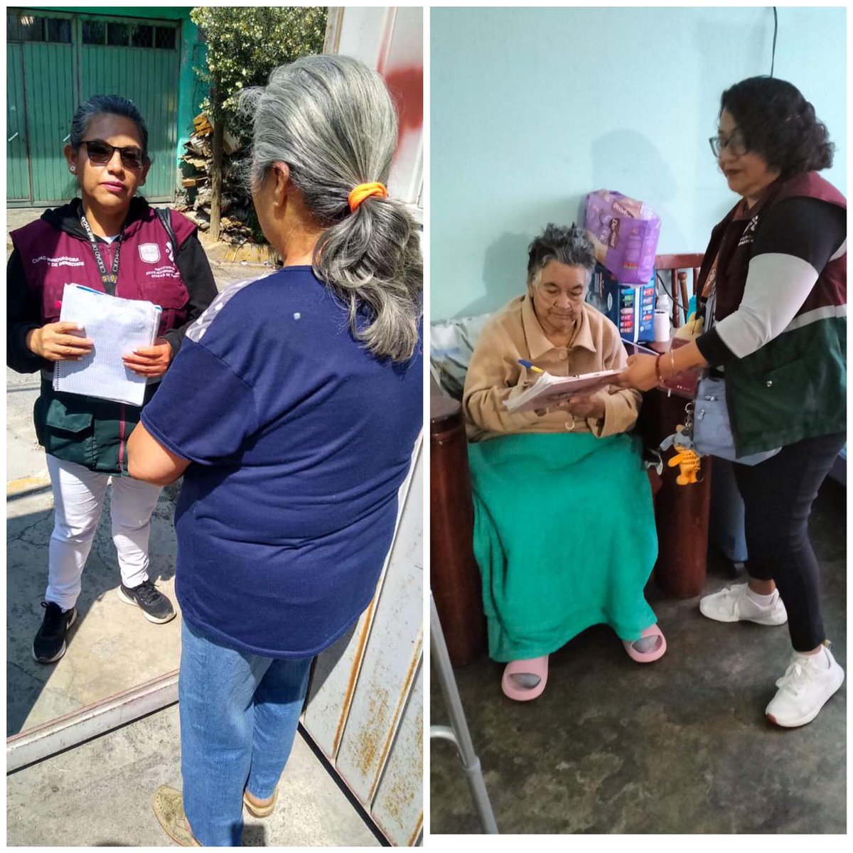 INED_CDMX's tweet photo. Las #PSAM del #INED realizan visitas domiciliarias a #PersonasMayores en la alcaldía #Iztapalapa, ven y acércate a conocer los servicios que ofrece el Gobierno de la Ciudad de México 👏👏❤️ @JefaDeGobierno
@ClaraBrugadaM
@_AraceliDamian https://t.co/RO6ECLushq