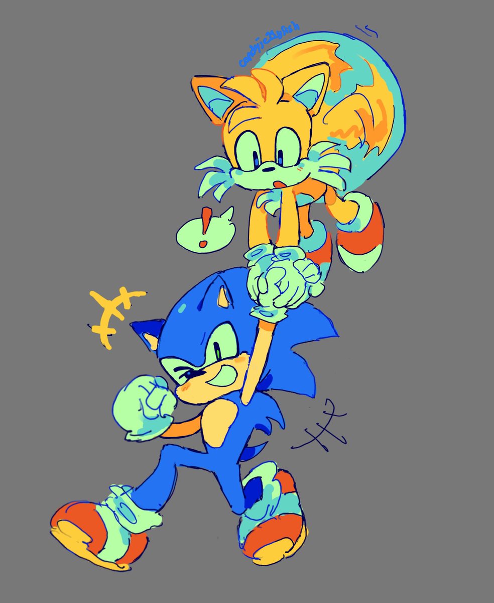 candyje11yfish's tweet image. today&apos;s silly doodles 😇
[#sonicthehedgehog #sth]