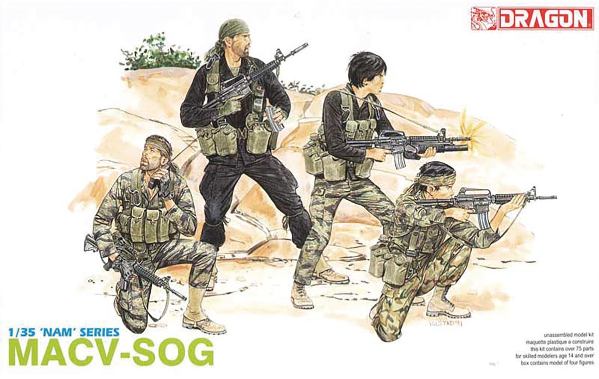 ドラゴンの1/35 南ベトナム軍事支援米軍令部 MACV-S.O.G部隊 ベトナム