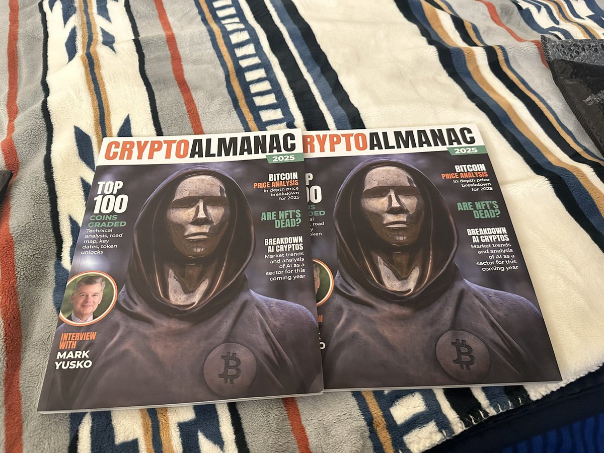 Aaron Hosmer (@hosmeraaron) on Twitter photo Customer #31 here. Got my Almanacs today for me and my brother.
Stoked because this is beyond a freeroll at this point since I won the second drawing and 250 ADA.
Thanks <a href="/SinCityCrypto1/">Sin City Crypto</a> for all that you do.
<a href="/InNOutCrypto/">In N Out Crypto</a> Customer #31 here. Got my Almanacs today for me and my brother.
Stoked because this is beyond a freeroll at this point since I won the second drawing and 250 ADA.
Thanks <a href="/SinCityCrypto1/">Sin City Crypto</a> for all that you do.
<a href="/InNOutCrypto/">In N Out Crypto</a>
