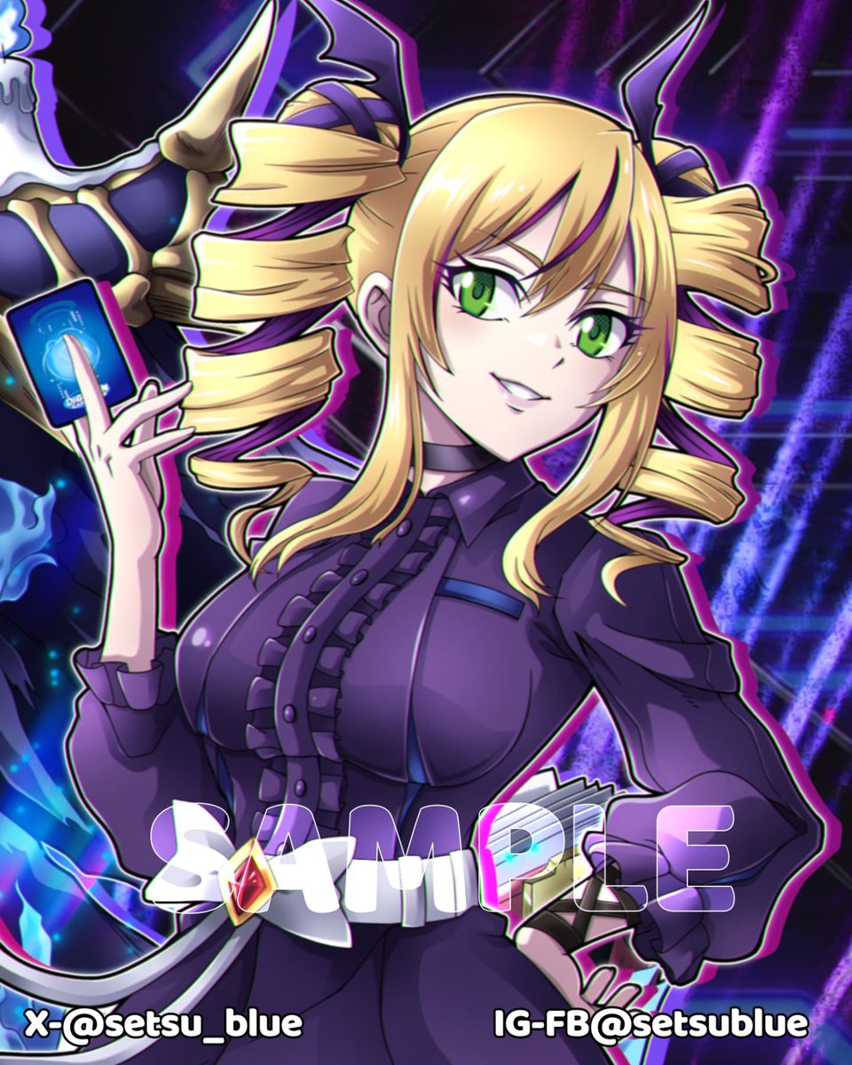 Setsu_Blue's tweet photo. [ENG]
🔥 New Digimon Liberator Playmat! 🔥
This time, I designed a Violet Inboots playmat alongside Necromon. Full design in the comments of this post.

#digimonliberator #digimonfanart #digimon #digimontcg #violetinboots
#necromon https://t.co/0IFPwLYYFH