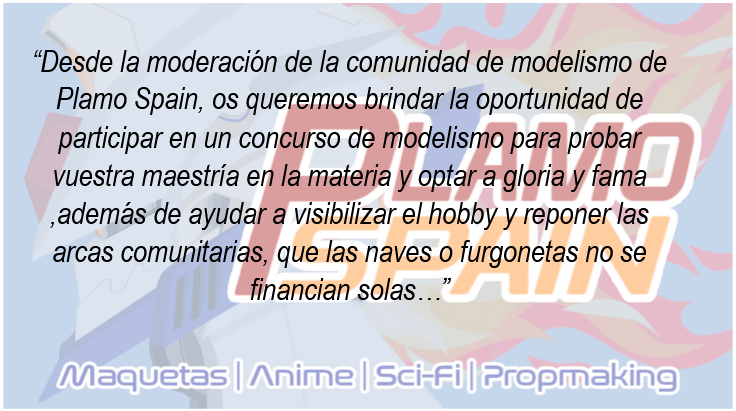 plamo_spain's tweet photo. Bueno , aqui podeis leer las bases detalladas , que comiencen los juegos del pla-plate 
https://t.co/BMCPza0Sd3 https://t.co/p0VLOX8UfR