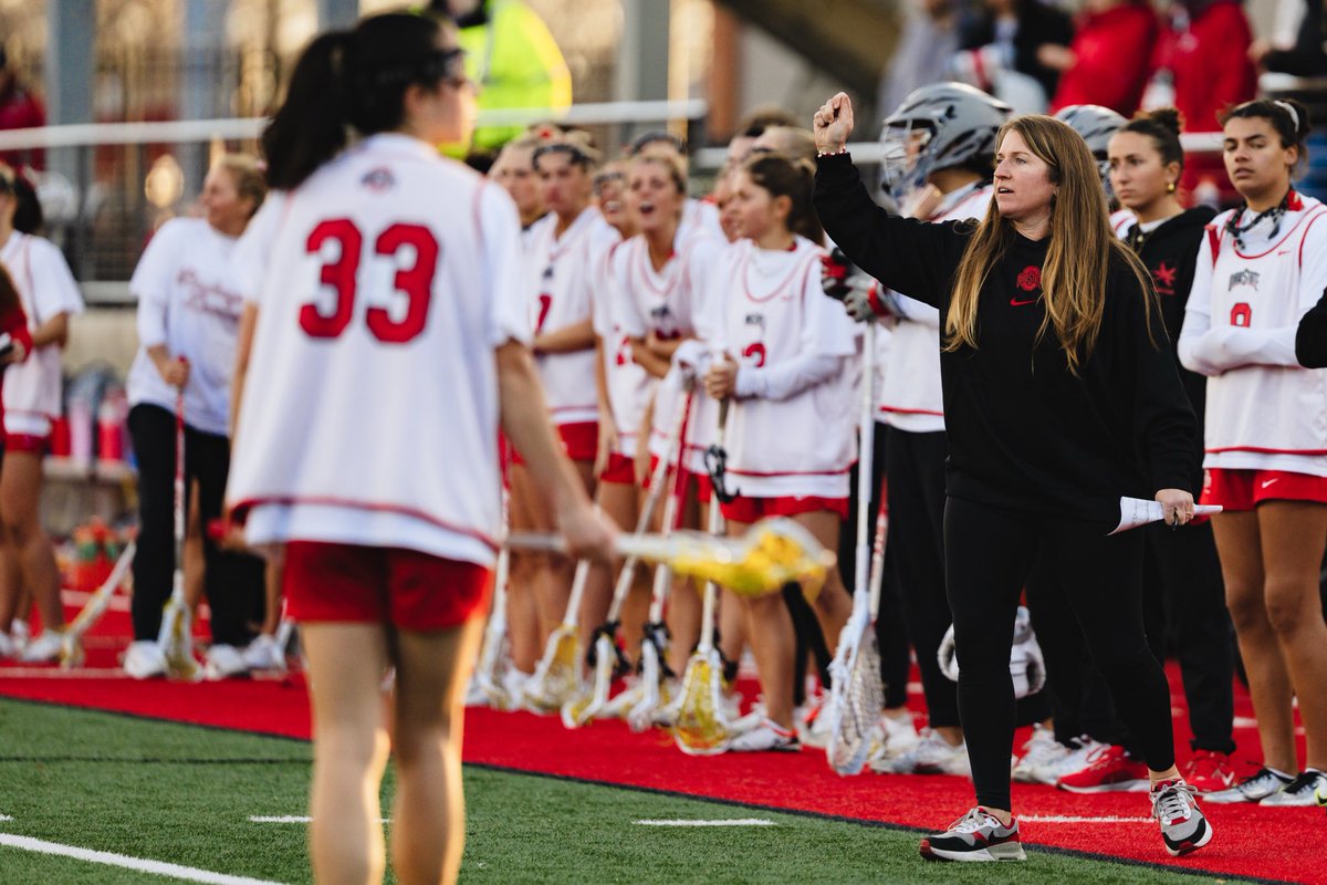 OhioStateWLAX's tweet photo. Scrimmage ✔️

Reason season starts Feb. 9 at home vs Denver! 

#GoBucks https://t.co/TNNG6OhPYb